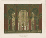 Tempio arabo. Ballo, Maometto. Stucchi inc. Landini acq. [after a set design by Sanquirico]