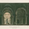 Tempio sotterraneo. Ballo, Maometto. Stucchi inc. Angeli acq. [after a set design by Sanquirico]