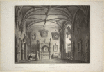 Camera. Scena eseguita pel ballo tragico Maria Stuarda, composto dal Sig. Gio Galzerani, nell'I. R. Teatro alla Scala in Milano, il Carnevale dell'anno 1826. Alessr. Sanquirico inv. e dip. Alessro. Angeli inc.