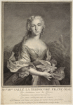 M'lle M'rie Sallé, la Terpsicore françoise.