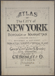 Atlas of the City of New York, Borough of Manhattan, Volume Four, 110th Street to 145th Street [title page]