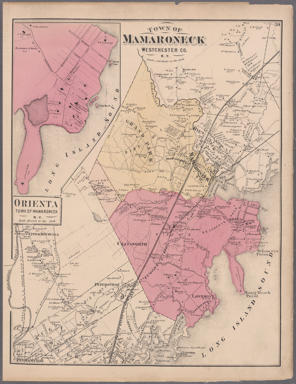 Plate 59 Town of Mamaroneck, Westchester Co. N.Y. NYPL Digital