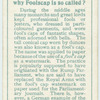 Do you know why foolscap is so called?