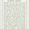 King Richard the Second.