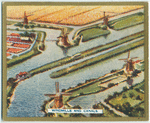 Windmills and canals.