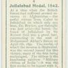 Jellalbad medal, 1842.