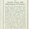 Punniar Star, 1843.
