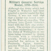 Military General Service, 1793-1814