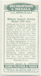 Military General Service, 1793-1814