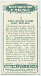 Naval General Service medal, 1793-1840.