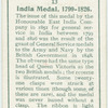 India medal, 1799-1826.