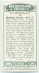 Mutiny medal, 1857-8.