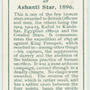 Ashanti Star, 1896.