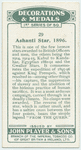 Ashanti Star, 1896.