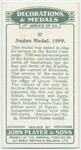 Sudan medal, 1899.
