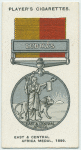 East & Central Africa medal, 1899.