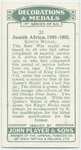 South Africa, 1899-1902. King's medal.