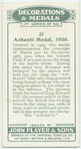 Ashanti medal, 1900.