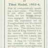 Tibet medal, 1903-4.