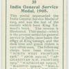 India General Service medal, 1908.