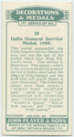 India General Service medal, 1908.