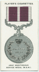 Army Meritorious Service medal (M.S.M.).