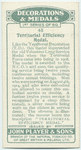 Territorial Efficiency medal.