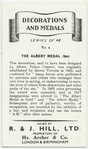 The Albert medal (Sea).