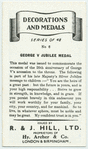 George V Jubilee medal.