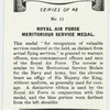 Royal Air Force meritorious service medal.
