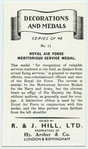 Royal Air Force meritorious service medal.