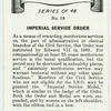 Imperial Service Order.