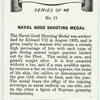 Naval good shooting medal.