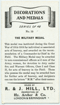 The military medal.
