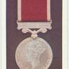 Long service and good conduct medal. (Army).