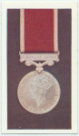 Long service and good conduct medal. (Army).