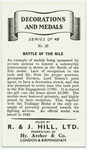 Battle of the Nile medal.