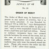 Order of merit.