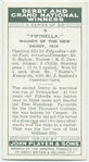 "Fifinella" Derby, 1916.