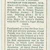 "Grand Parade" Derby, 1919.