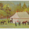 Tent and horses