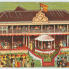 Grandstand with gazebo