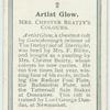 Artist Glow.