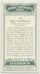 Gay Lothario.