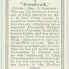 "Broadwalk".
