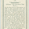 "Gauntlet".