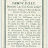 Derby Dilly.