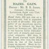 Hazel Gain.
