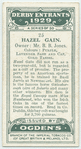 Hazel Gain.