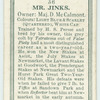 Mr. Jinks.